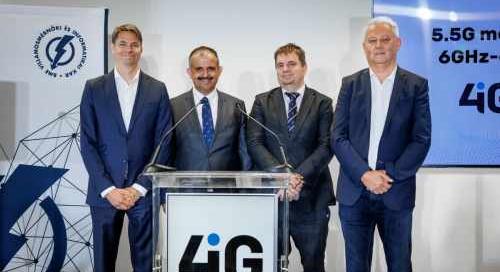 A 4iG Csoport mutatta be elsőként a 6 GHz-es frekvencián működő 5.5G technológiát a közép-kelet-európai régióban