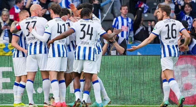 Dárdai Palkó gólpasszt adott, hihetetlen dráma a Hertha meccsén