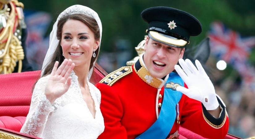Eddig nem látott esküvői fotóval ünnepli 13. házassági évfordulóját Vilmos herceg és Katalin hercegné