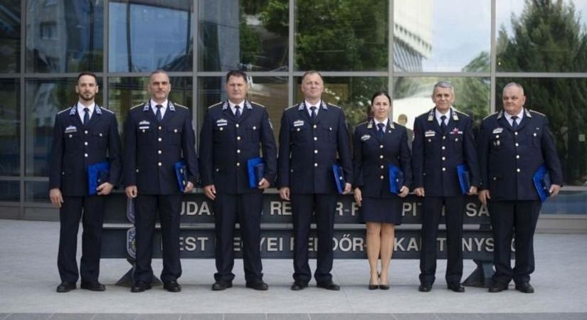 Békés vármegyei rendőrök vehettek át országos elismerést
