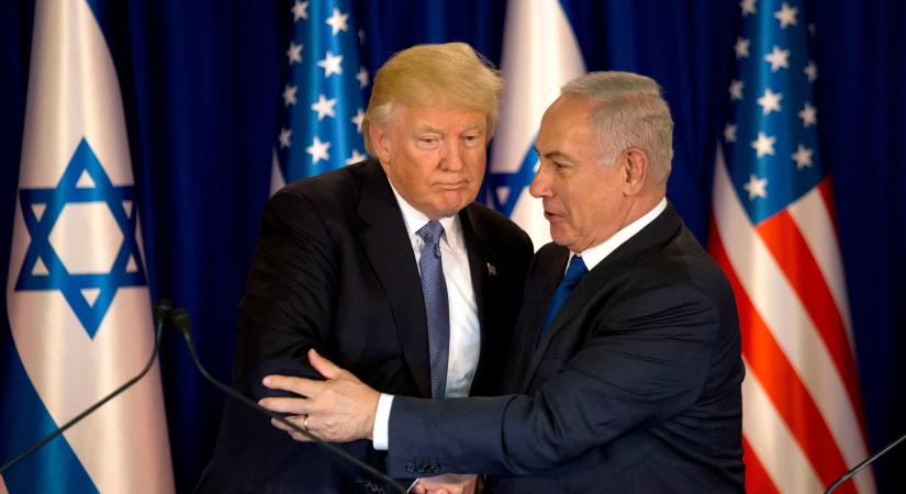 Donald Trump páros lábbal szállt bele az izraeli miniszterelnökbe