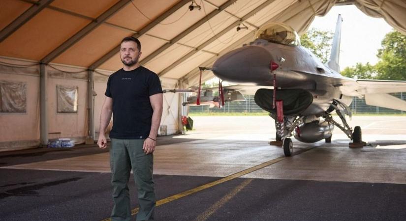 Hiába várja Zelenszkij az F–16-osokat, csalódni fog  videó