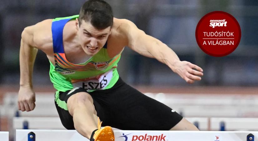 Eszes Dániel a fedett pályás vb-n is hozta a téli stabil teljesítményét