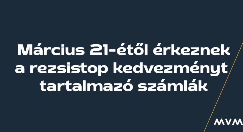 Mától postázzák a rezsistopos januári számlákat