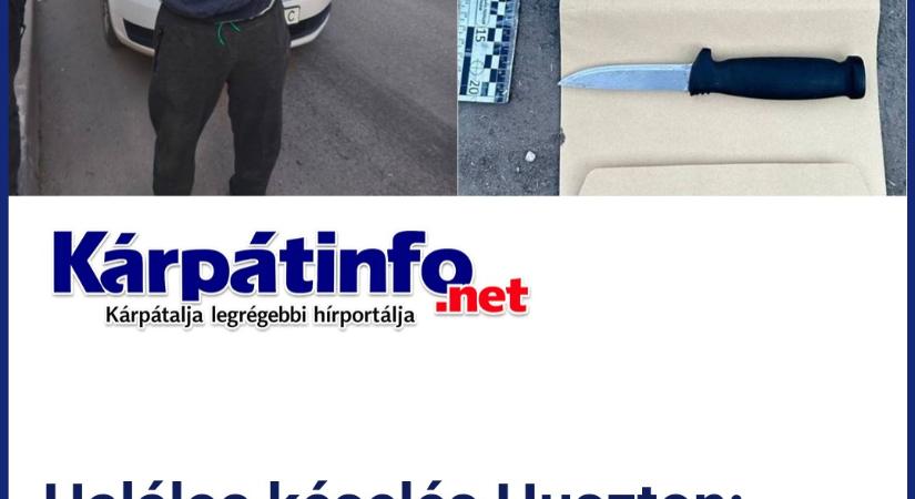 Halálos késelés Huszton: szíven szúrta áldozatát egy 55 éves férfi