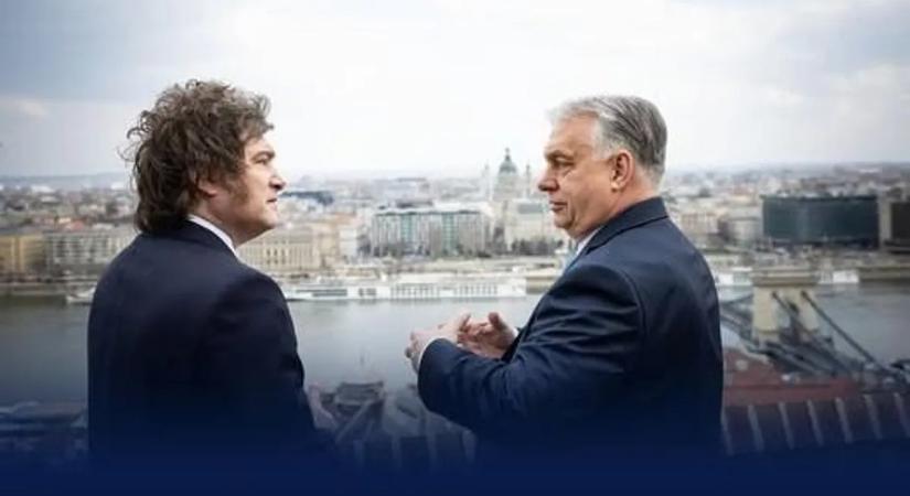 Így köszöntötte az argentin elnököt Orbán Viktor