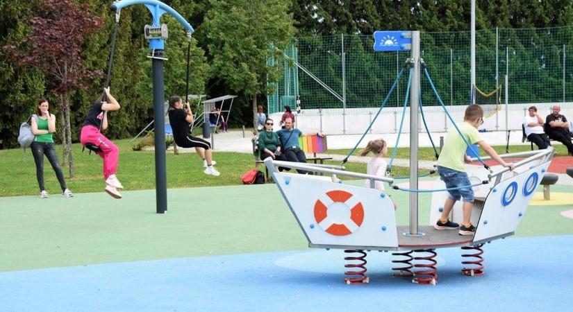 Megnyílik a játszótér az ingyen használható sportpályákkal együtt a zalai városban – mutatjuk a részleteket