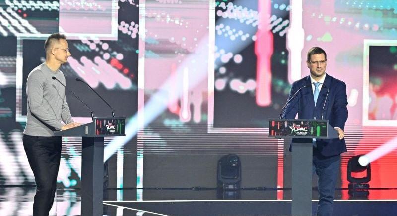 Szijjártó a CPAC Hungary-n: Ukrajna EU-tagsága nem békét, hanem háborút hozna egész Európának