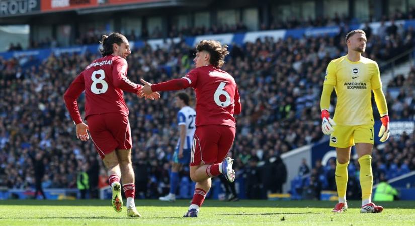 A lesipuskás Kerkez nagyon fontos gólt szerzett a Liverpoolnak