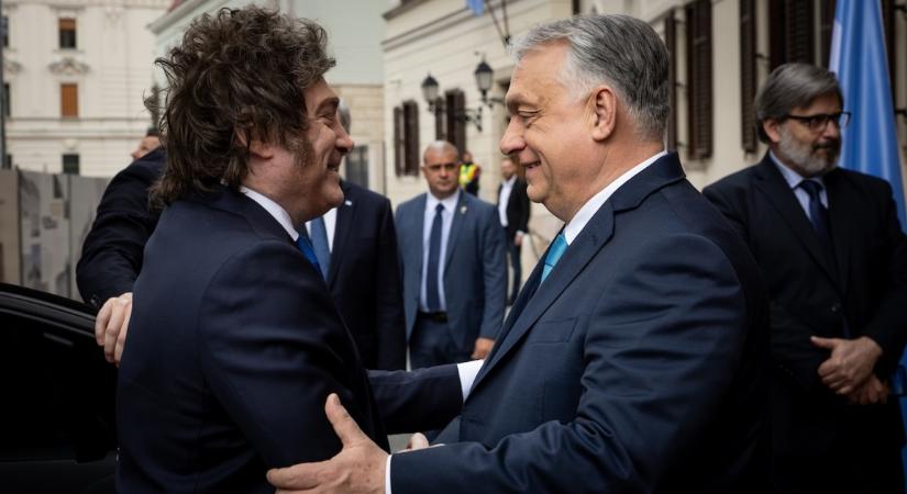 Orbán Viktor fogadta Javier Mileit
