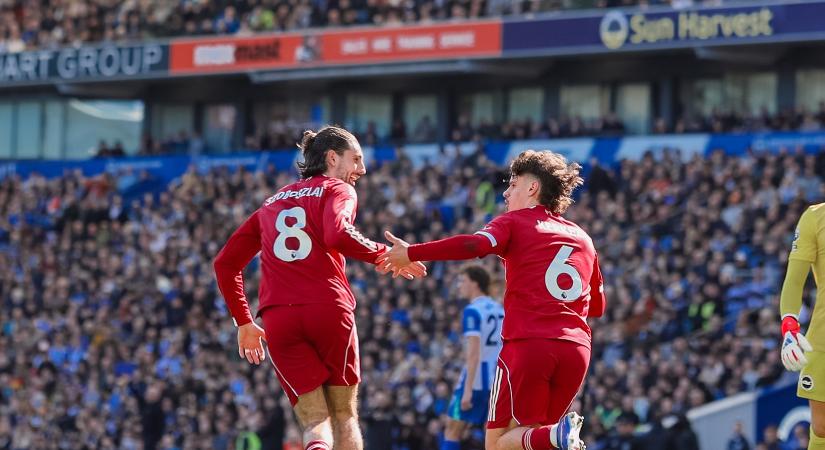 Hiába a Kerkez-gól, a Liverpool továbbra sem tud nyerni a PL-ben