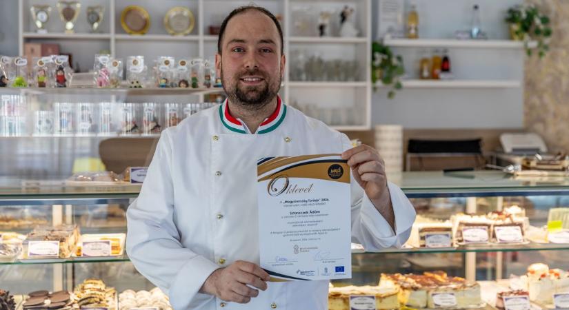 Az ország tortája korábbi győztese új csodákkal kápráztat: Sztaracsek Ádám a hagyományt és a modern cukrászatot ötvözi