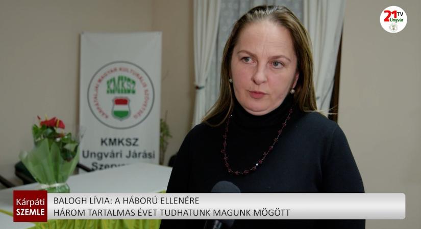 Balogh Lívia: a háború ellenére három tartalmas évet tudhatunk magunk mögött (videó)