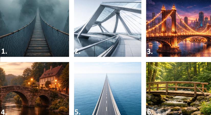 Melyik hídon mennél át? Megmutatja, milyen típusú szelmes vagy
