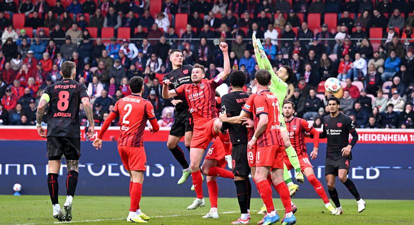 Bundesliga: hatgólos döntetlent játszott a Bayer Leverkusen a kiesőjelölt ellen – videóval