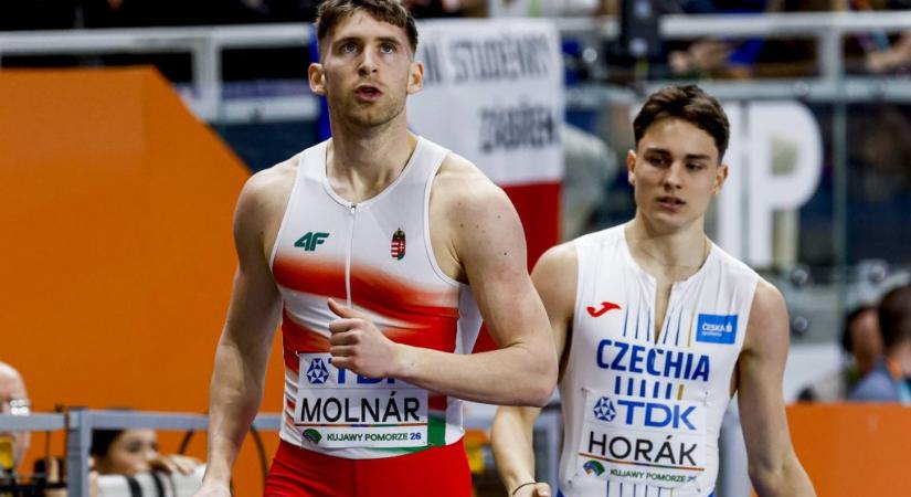 Molnár Attila világbajnoki hatodik 400 méteren