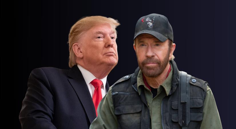 Donald Trump is megszólalt Chuck Norris halála kapcsán