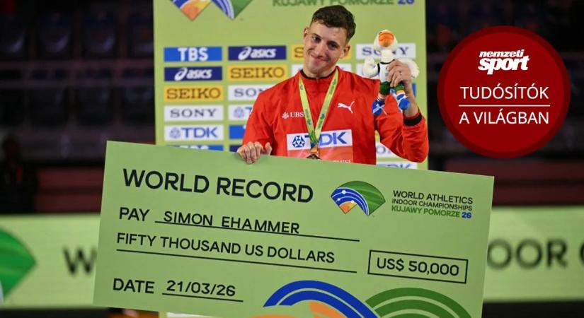 Világcsúcs, de nem Duplantistól – ez történt a fedett pályás vb 2. estéjén