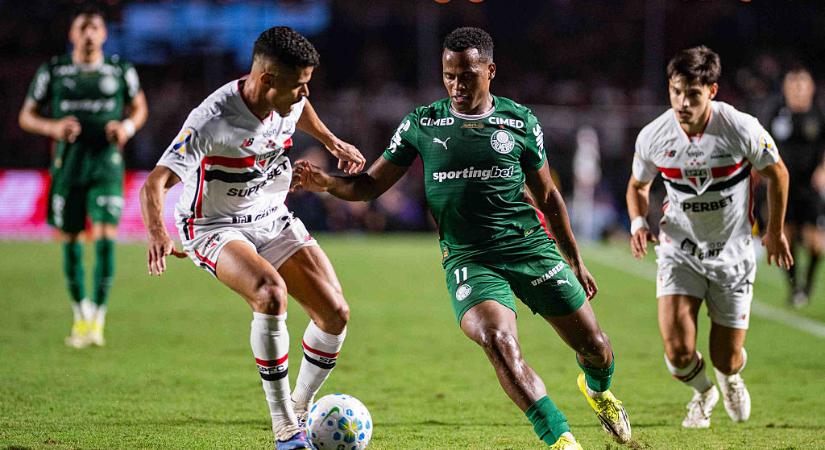 Campeonato Brasileiro: a Palmeiras idegenben verte a Sao Paulót és egyedül áll a bajnokság élén – videóval