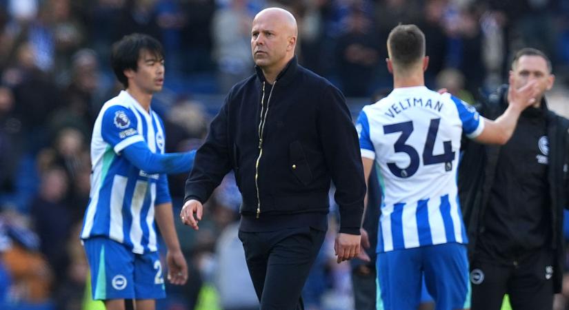 „Ez így nem elég jó” – Arne Slot érzi a nyomást a Liverpool Brighton elleni veresége után