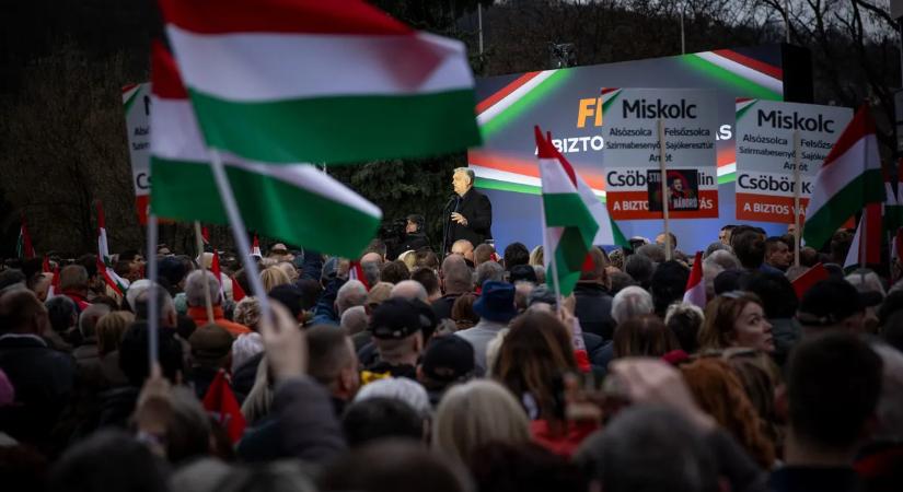 Orbán Viktor: A miskolciak megmutatták, hogy biztosra akarnak menni