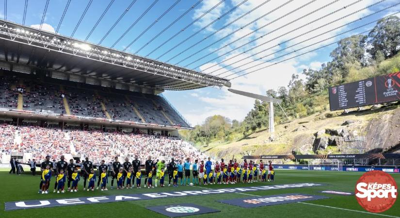 A „kőfejtőben” ért véget a kupamenetelés – fotósorozat a Ferencváros Braga elleni El-nyolcaddöntőjéről