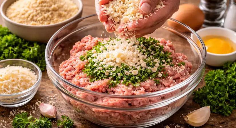 Két marék ebből a darált húshoz – és a fasírt soha nem lesz száraz