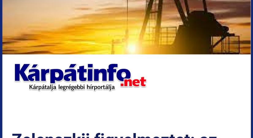 Zelenszkij figyelmeztet: az olajbevételek erősítik Oroszországot