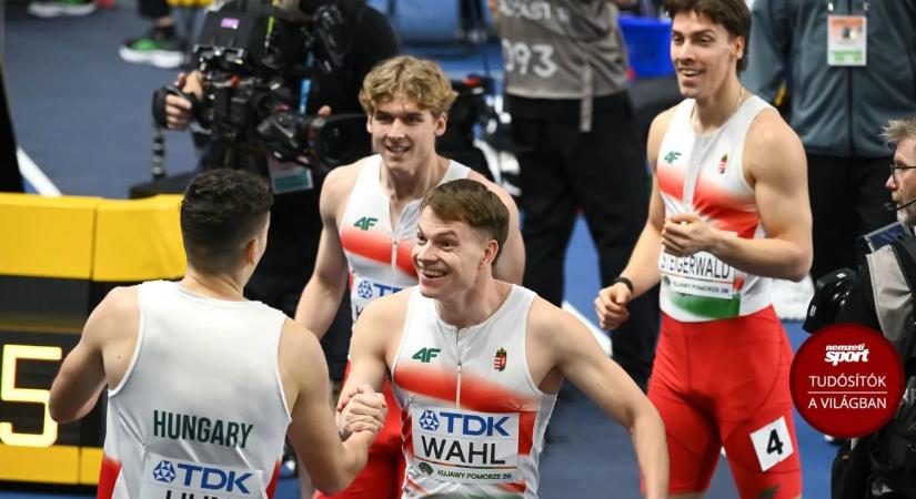 Jamaicát megelőzve, országos csúccsal vb-döntős a magyar 4x400-as férfiváltó!