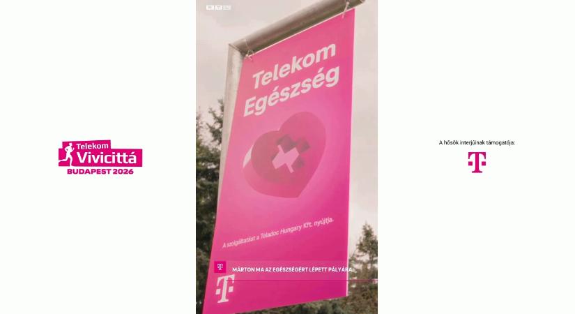 Márton végigment a Telekom Gyalogláson – közel 2,5 kilométer az egészségéért a Vivicittán