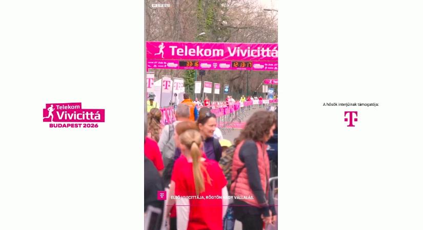 Tiborné nagy dobása a Vivicittán: végigment a 15 km-es városi túrán, és ma 15 és fél kilométert tett az egészségéért