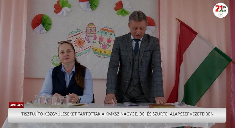 Aktuális (2026.03.22) - Tisztújító közgyűlések a KMKSZ Nagygejőci és Szürtei alapszervezeteiben (videó)