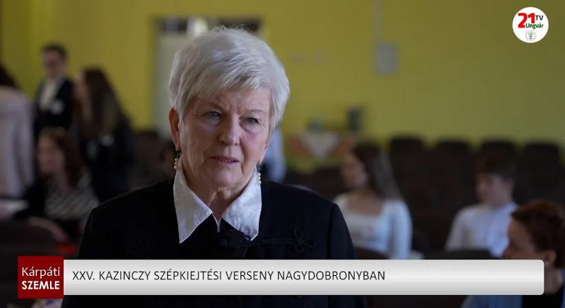 XXV. Kazinczy szépkiejtési verseny Nagydobronyban (videó)