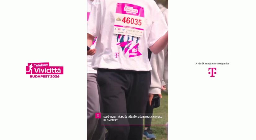 Zsuzsanna végigment a Vivicittá Városi Túra 8 km-en – ma nyolc kilométerrel tett többet az egészségéért