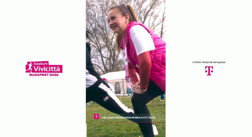 Vanessza nagyot ment a 41. Telekom Vivicittán – ma az egészségéért is hatalmas lépést tett