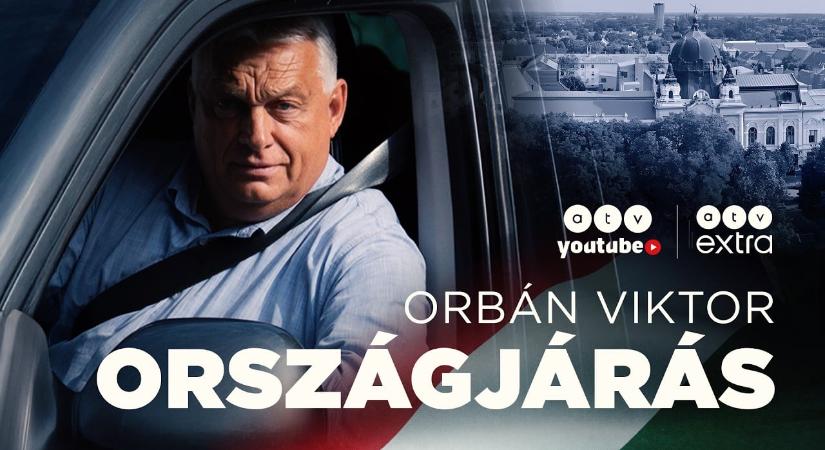 Orbán Viktor Hódmezővásárhelyen folytatja országjárását – nézze itt élőben