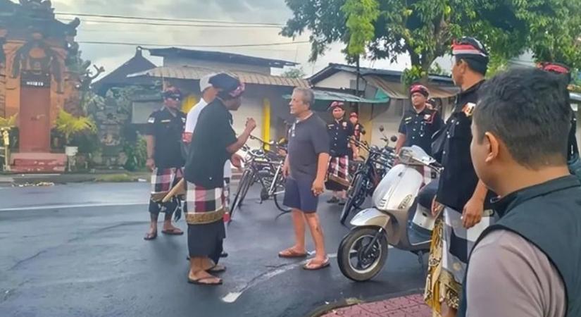 A „csend napján” ment ki az utcára a turista – azonnal őrizetbe vették