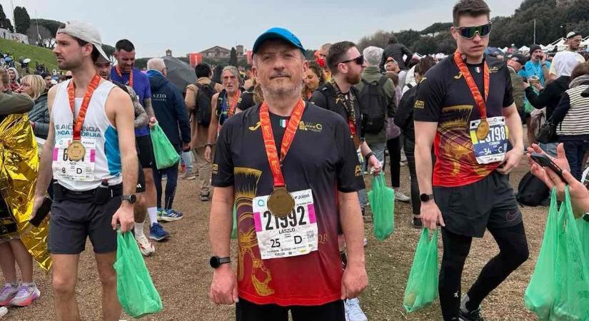 Rómában is teljesítette a maratoni távot az Audi ETO csapatorvosa