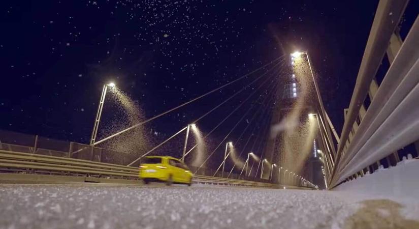 Különleges fénysorompó kerülhet a Megyeri hídra