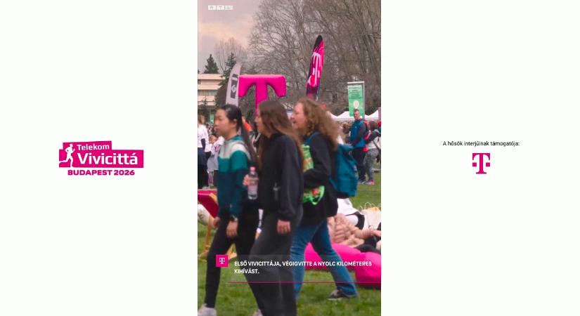 Beatrix végigment az úton: a Vivicittá Városi Túra 8 km hőse ma közel 8 és fél kilométert tett az egészségéért