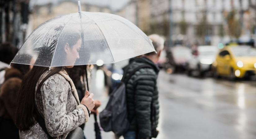 Felhők, záporok és élénk szél: nem árt az esernyő a következő napokban