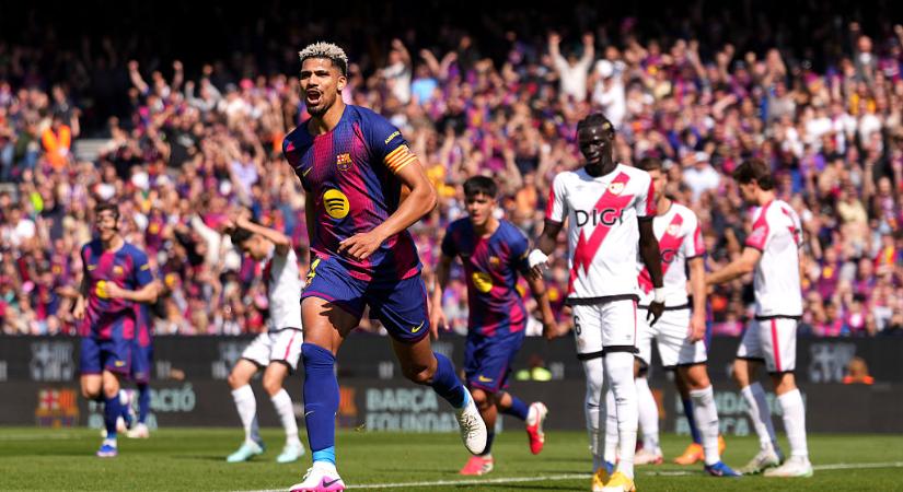 La Liga: minimális különbségű győzelmet aratott a Barcelona a Rayo Vallecano ellen – videóval