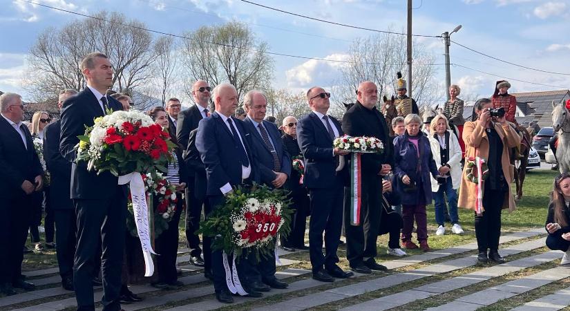 Méltó főhajtás Borsiban: a 350 éve született II. Rákóczi Ferencre emlékeztek