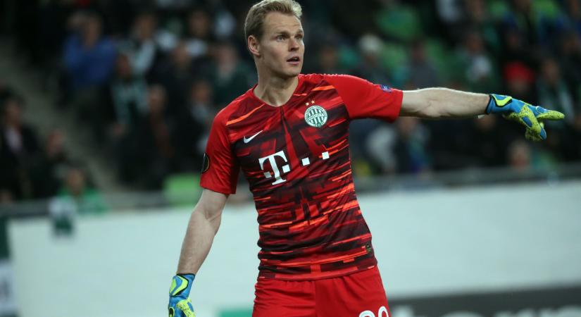 "Sajnos nem sikerült" - Dibusz Dénes szomorkodott a Fradi meccse után