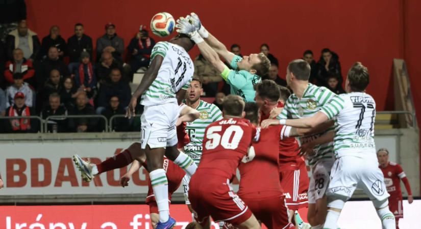 Kisvárdán elbukott két pontot a Ferencváros