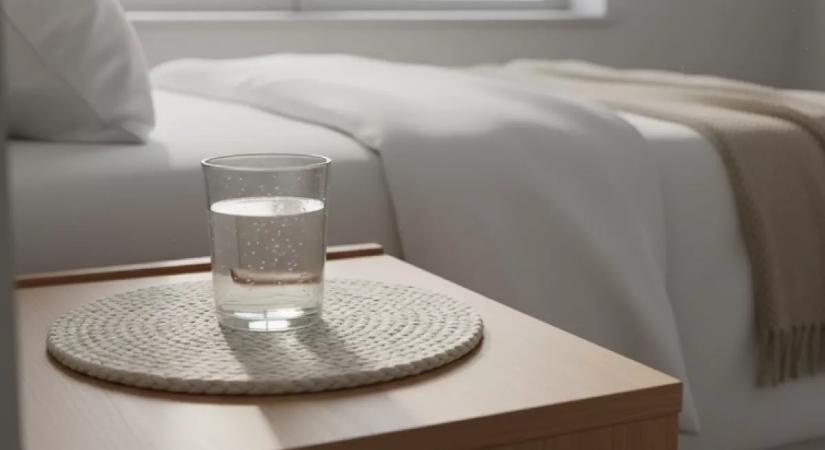 Nem a szomjúság miatt van: meglepő, miért hagynak egyesek egy pohár vizet az ágyuk mellett éjszakára