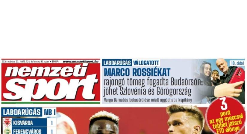 Most a Fradi botlott; Slot reméli, Rossi tekintettel lesz a Liverpoolra