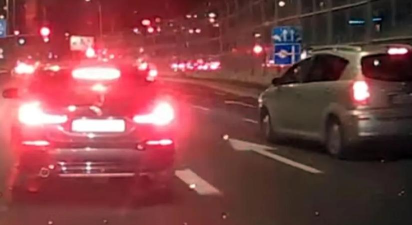 Büntetőfékezés után óvodás bosszút állt az idegbeteg BMW-s, mindenki rajta röhög – videó