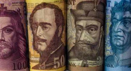 Gyengült a forint hétfő reggelre