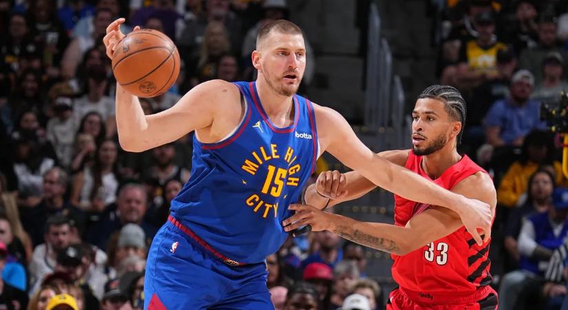 NBA: újabb tripla dupla Jokicstól; tovább menetel a Knicks